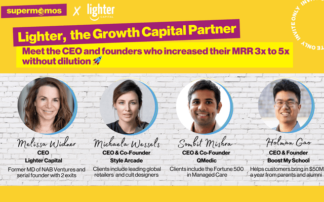 learn how lighter founders tripled their mrr with non-dilutive capital 📈