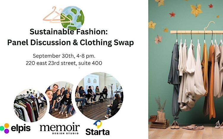 Sustainability,Fashion,clothing swap,networking,sustainable fashion
