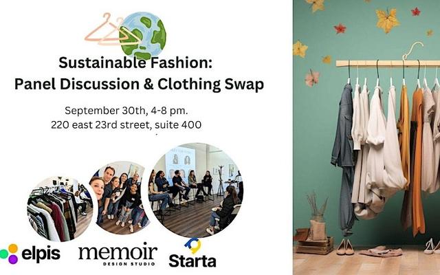 sustainable fashion:clothing swap & panel discussion