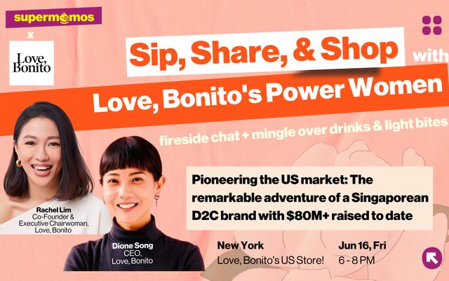 sip, share, & shop with love, bonito’s power women!